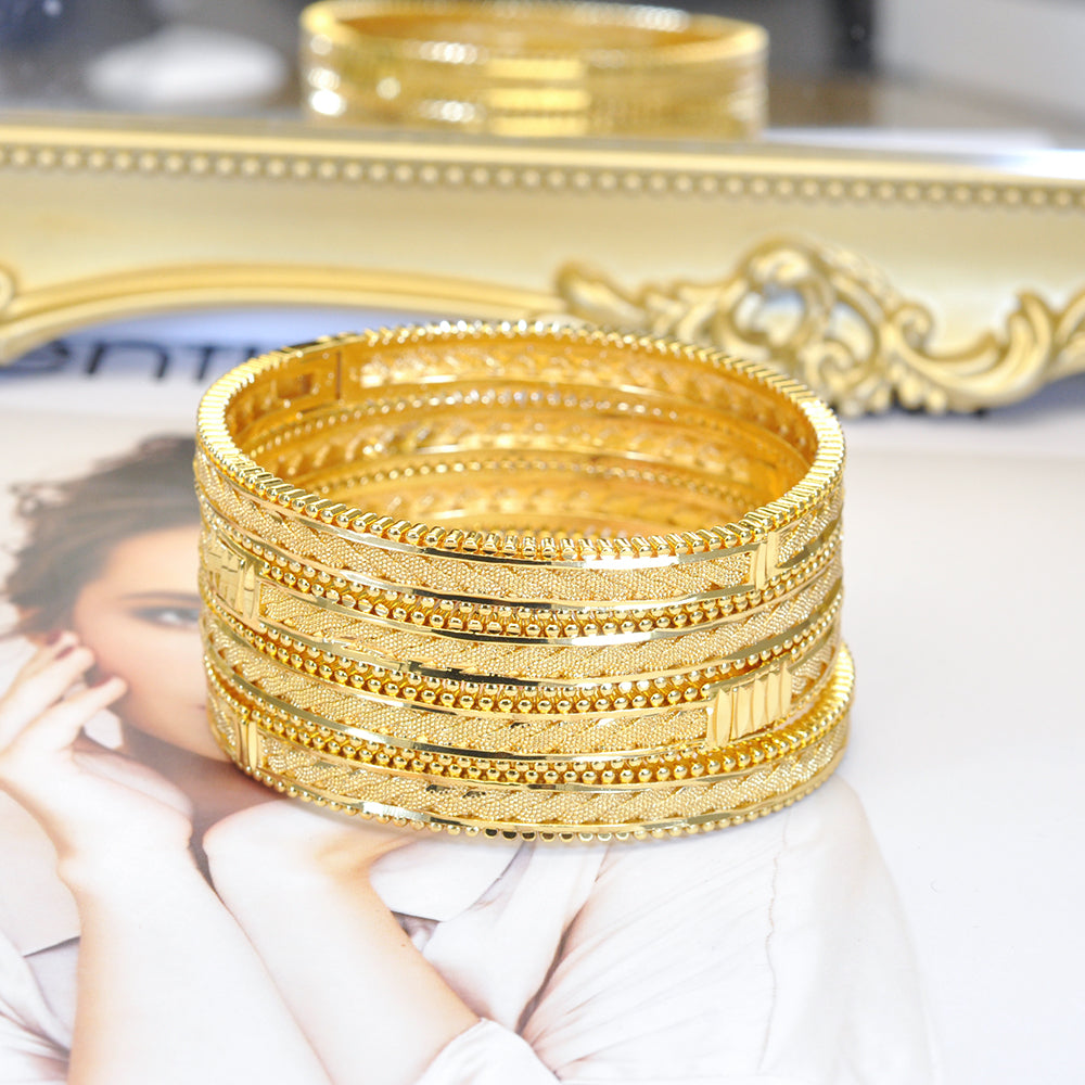 22K Gold-Plated Openable Bangle 22KBA001