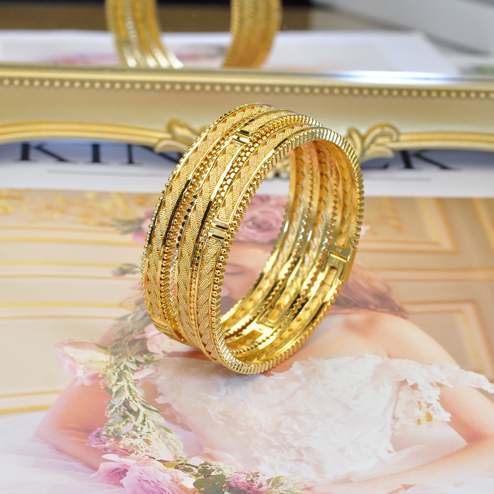 22K Gold-Plated Openable Bangle 22KBA001